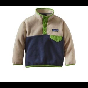 12 to 18 month Patagonia Lightweight Synchilla Snap-T Fleece Pullover
